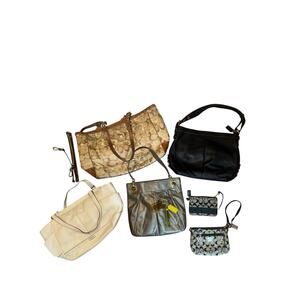 Coach Project Bag Lot | 4 Purses + 2 Wristlets + Accessories | Mixed Styles